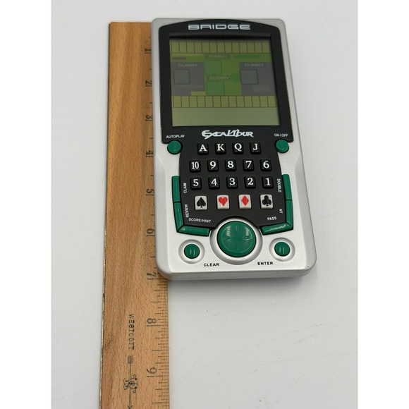 Excalibur Electronics LCD Bridge Handheld Electronic Tested/works - Picture 3 of 4